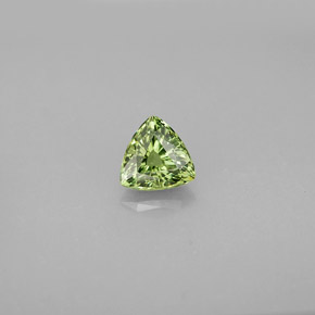 0,77 ctw natürlicher grüner Demantoid, Trillion, VS