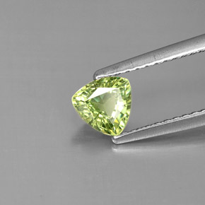 0,57 ctw natürlicher grüner Demantoid, Trillion, VS
