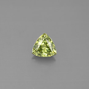 0,53 ctw natürlicher grüner Demantoid, Trillion, VS