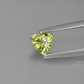 0,53 ctw natürlicher grüner Demantoid, Trillion, VS