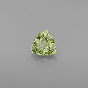 0,68 ctw natürlicher grüner Demantoid, Trillion, VVS-VS
