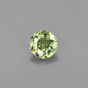 0,47 ctw natürlicher grüner Demantoid, Rundschliff, VVS-VS