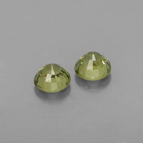  ct natürliche gelber Demantoid-Edelsteine, Rundschliff, VS