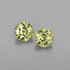  ct natürliche gelber Demantoid-Edelsteine, Rundschliff, VS