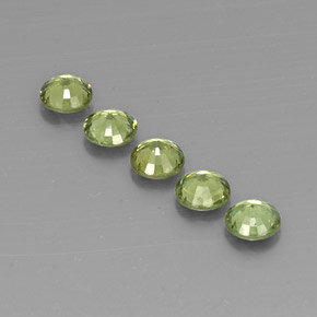 1,73 ct natürliche grüner Demantoid-Edelsteine, Rundschliff, VVS-VS
