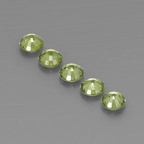 1,79 ct natürliche grüner Demantoid-Edelsteine, Rundschliff, VVS-VS