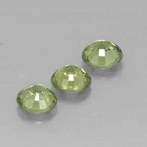  ct natürliche gelber Demantoid-Edelsteine, Rundschliff, VVS-VS