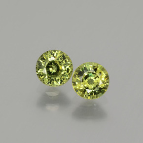  ct natürliche grüner Demantoid-Edelsteine, Rundschliff, VS
