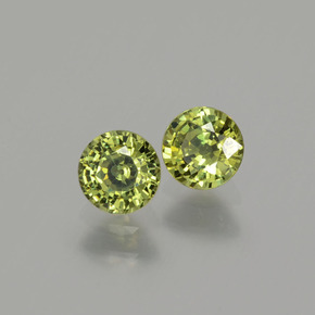 ct natürliche grüner Demantoid-Edelsteine, Rundschliff, VS