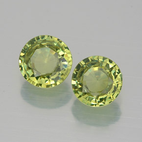  ct natürliche grüner Demantoid-Edelsteine, Rundschliff, VS