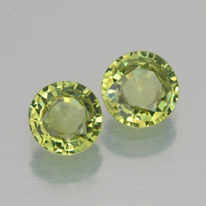  ct natürliche grüner Demantoid-Edelsteine, Rundschliff, VS