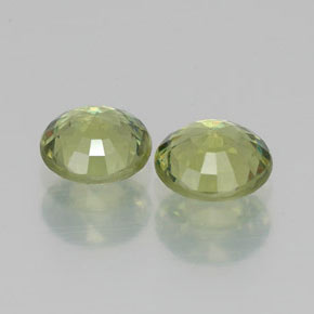  ct natürliche grüner Demantoid-Edelsteine, Rundschliff, VS