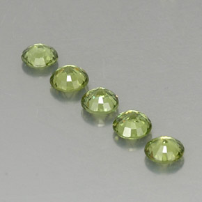  ct natürliche grüner Demantoid-Edelsteine, Rundschliff, VVS-VS