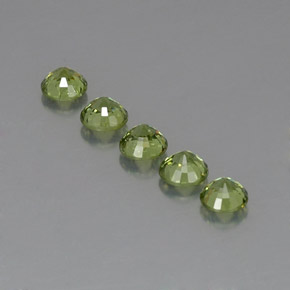 1,93 ct natürliche grüner Demantoid-Edelsteine, Rundschliff, VVS-VS