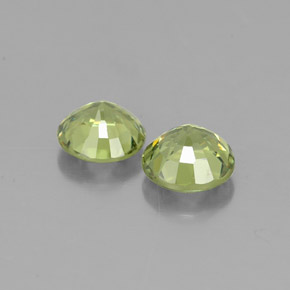  ct natürliche grüner Demantoid-Edelsteine, Rundschliff, VVS-VS