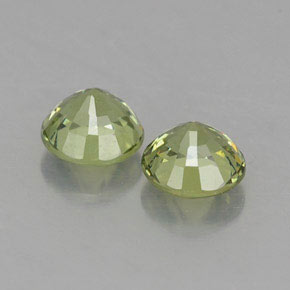  ct natürliche grüner Demantoid-Edelsteine, Rundschliff, VVS-VS