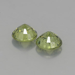  ct natürliche grüner Demantoid-Edelsteine, Rundschliff, VVS-VS