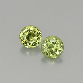  ct natürliche grüner Demantoid-Edelsteine, Rundschliff, VS