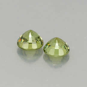  ct natürliche grüner Demantoid-Edelsteine, Rundschliff, VVS-VS