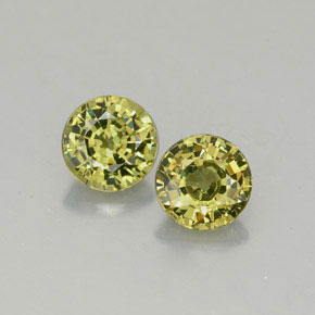  ct natürliche gelber Demantoid-Edelsteine, Rundschliff, VS