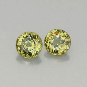  ct natürliche gelber Demantoid-Edelsteine, Rundschliff, VS