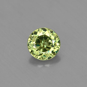 0,47 ctw natürlicher grüner Demantoid, Rundschliff, VS