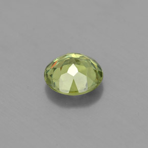 0,63 ctw natürlicher grüner Demantoid, Rundschliff, VS-SI