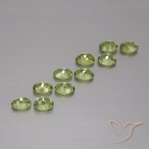 2.37 ct natürliche Mittelgrün Demantoider Granat-Edelsteine, Oval, VS