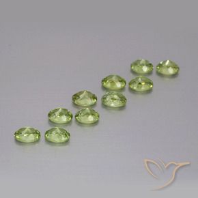 2.02 ct natürliche Waldgrün Demantoider Granat-Edelsteine, Oval, VS
