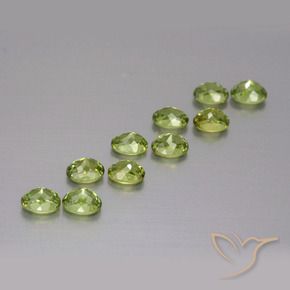 2.54 ct natürliche Mittelgrün Demantoider Granat-Edelsteine, Oval, VS