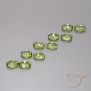 2.05 ct natürliche Warmes Grün Demantoider Granat-Edelsteine, Oval, VS