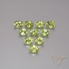 2.51 ct natürliche Warmes Waldgrün Demantoider Granat-Edelsteine, Oval, VS