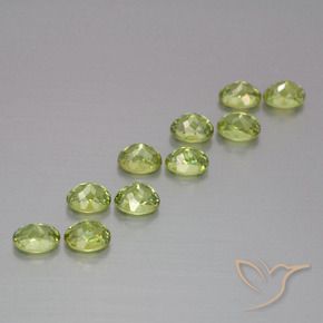 2.51 ct natürliche Warmes Waldgrün Demantoider Granat-Edelsteine, Oval, VS