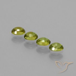 1.02 ct natürliche Medium Light Green Demantoider Granat-Edelsteine, Oval, VS