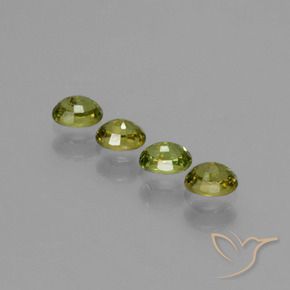 0.95 ct natürliche gelblich-grün Demantoider Granat-Edelsteine, Oval, VS