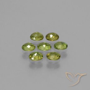 1.50 ct natürliche gelblich-grün Demantoider Granat-Edelsteine, Oval, VS