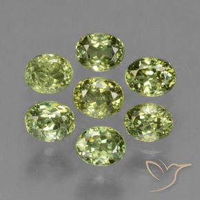 1.61 ct natürliche Waldgrün Demantoider Granat-Edelsteine, Oval, VS