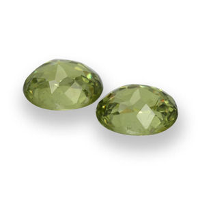 0,93 ct natürliche grüner Demantoid-Edelsteine, Oval Schliff, VS