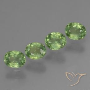 1.20 ct natürliche Mittelgrün Demantoider Granat-Edelsteine, Oval, VS