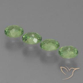 1.20 ct natürliche Mittelgrün Demantoider Granat-Edelsteine, Oval, VS