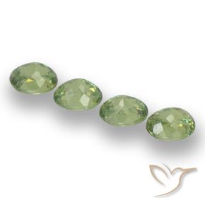 1.78 ct natürliche Warmes Grün Demantoider Granat-Edelsteine, Oval, VS