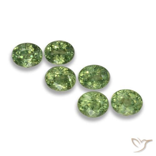 2.20 ct natürliche Waldgrün Demantoider Granat-Edelsteine, Oval, VS