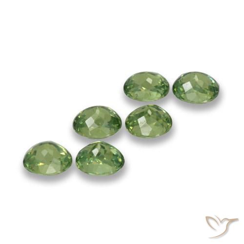 2.20 ct natürliche Waldgrün Demantoider Granat-Edelsteine, Oval, VS