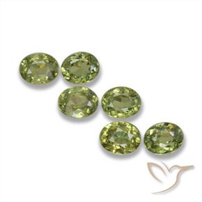 1.88 ct natürliche Mittelgrün Demantoider Granat-Edelsteine, Oval, VS