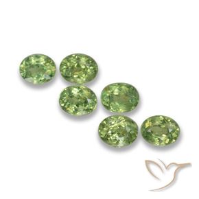 1.91 ct natürliche Waldgrün Demantoider Granat-Edelsteine, Oval, VS