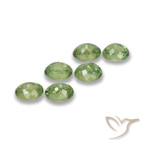 1.91 ct natürliche Waldgrün Demantoider Granat-Edelsteine, Oval, VS