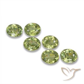 1.98 ct natürliche gelblich-grün Demantoider Granat-Edelsteine, Oval, VS