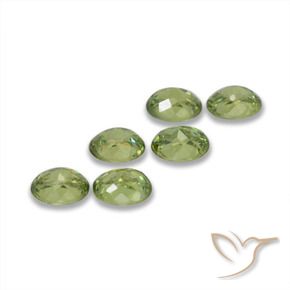 1.98 ct natürliche gelblich-grün Demantoider Granat-Edelsteine, Oval, VS