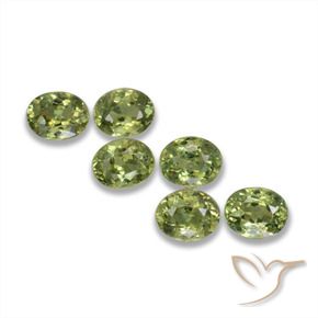 1.97 ct natürliche gelblich-grün Demantoider Granat-Edelsteine, Oval, VS