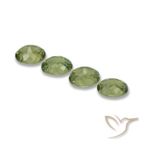 1.23 ct natürliche Waldgrün Demantoider Granat-Edelsteine, Oval, VS